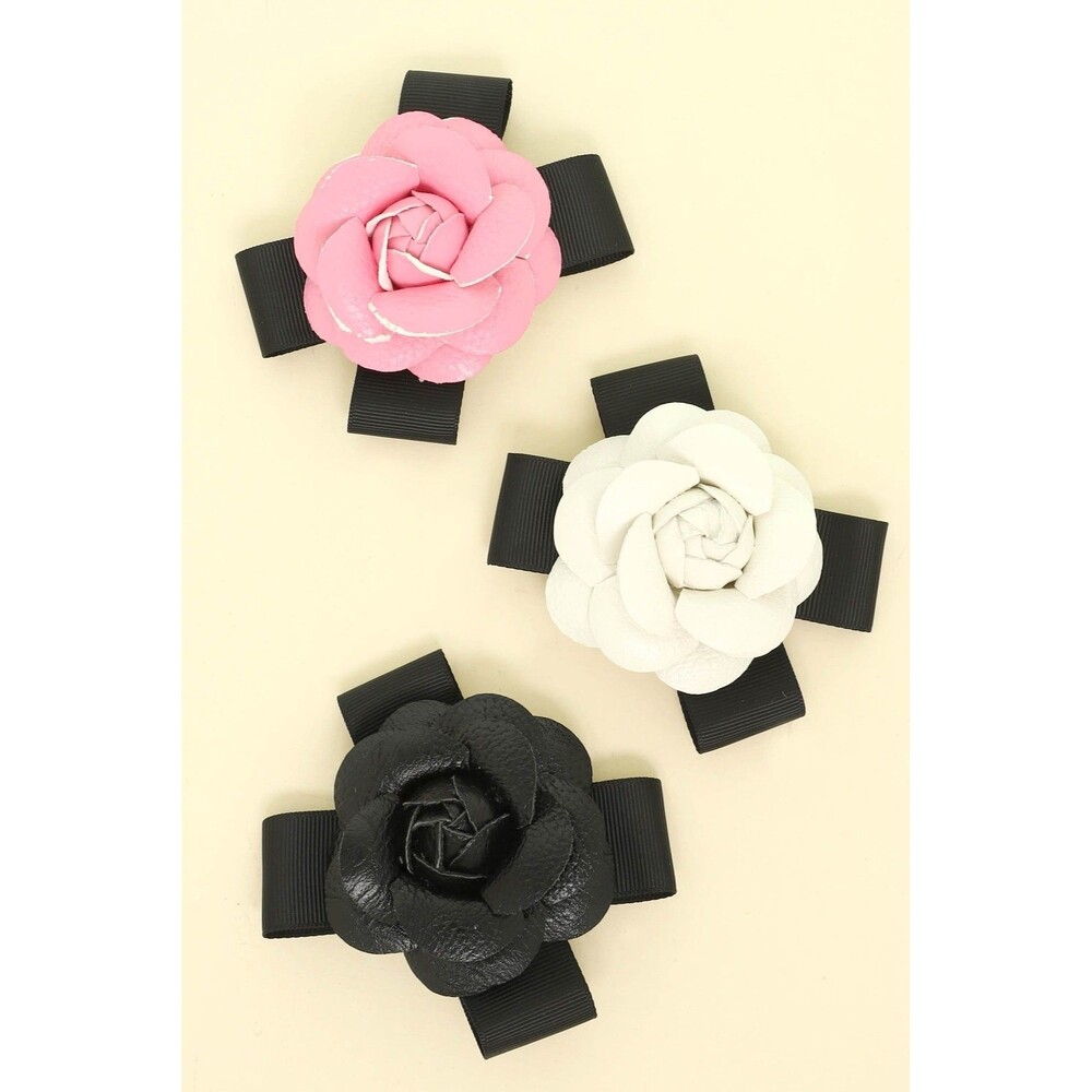 Fabric Rose Hair Clip / Brooch Pin - Diona J